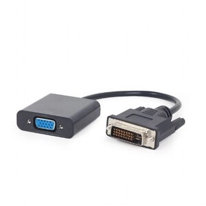 Adapter DVI-VGA 0,2M Gembird A-DVID-VGAF-01