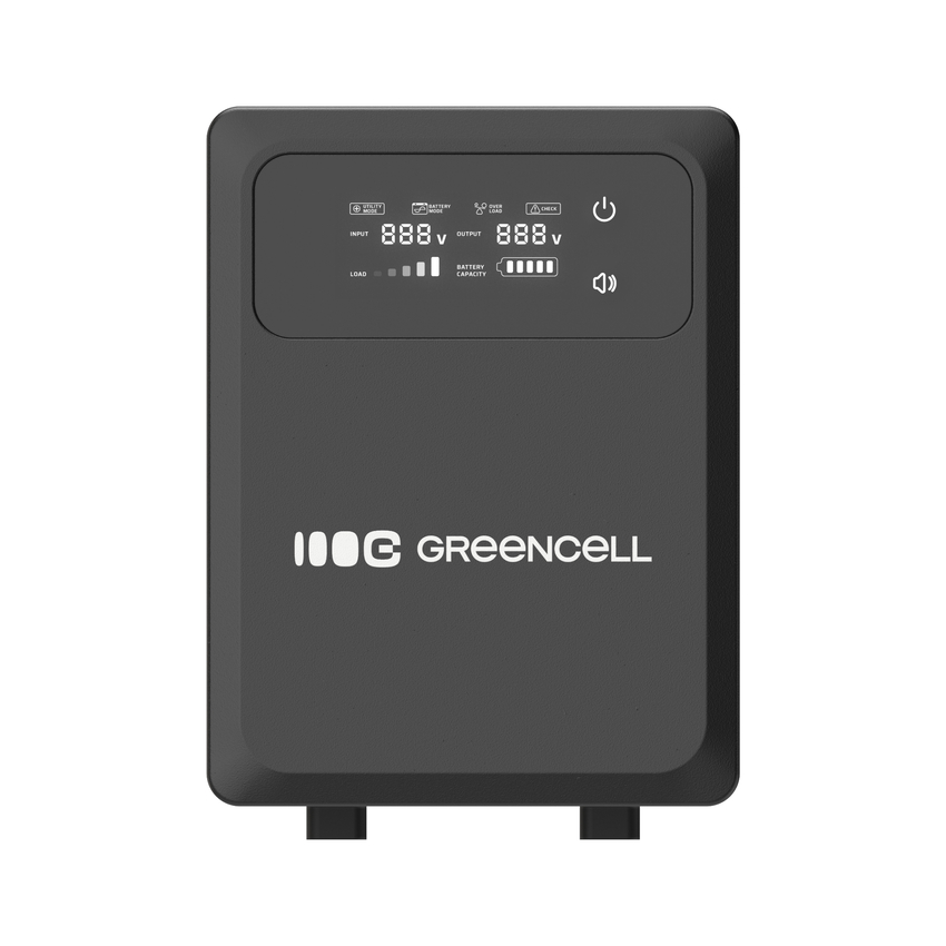 Green Cell Uninterruptible Power Supply UPS 1200VA 800W z LCD zaslonom (UPSLPPC800)