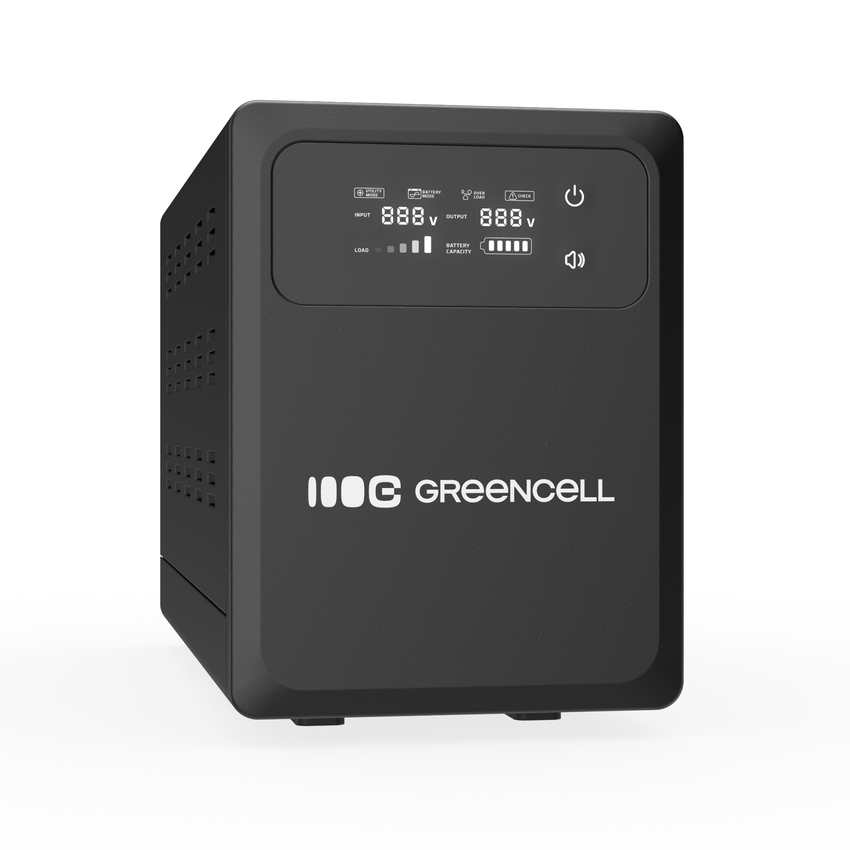 Green Cell Uninterruptible Power Supply UPS 1200VA 800W z LCD zaslonom (UPSLPPC800)